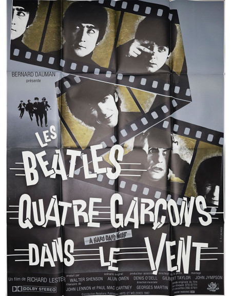 Quatre garçons dans le vent - 120x160 cm - pliée