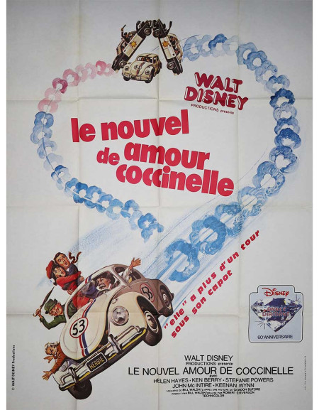 Le nouvel amour de coccinelle - 120x160 cm - pliée