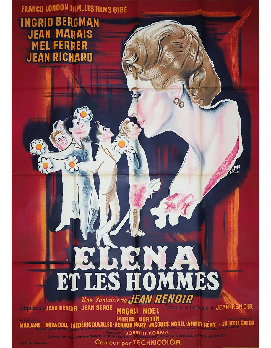 Elena et les Hommes — affiche originale...