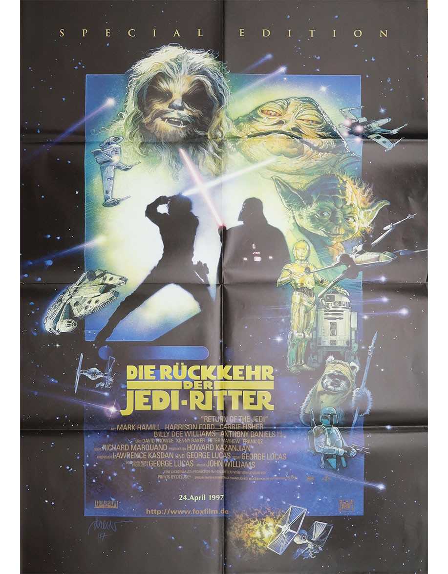 Le Retour du Jedi — affiche originale allemande...