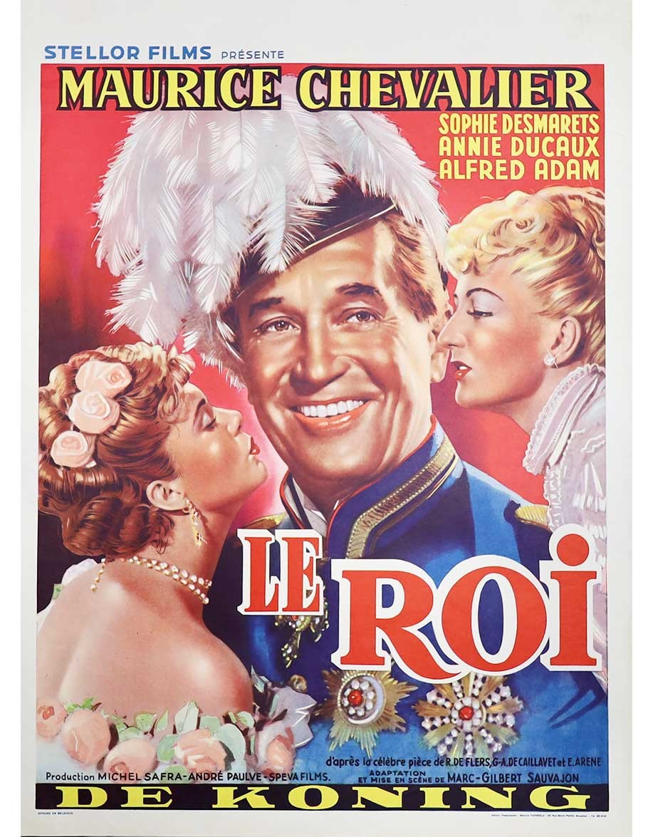 Le Roi — affiche originale belge 35x55 cm...
