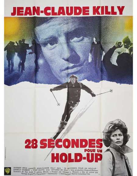 28 secondes pour un hold-up - 120x160 cm - pliée