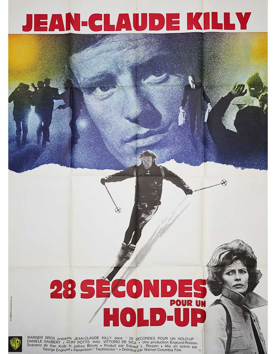 28 secondes pour un hold-up - 120x160 cm - pliée