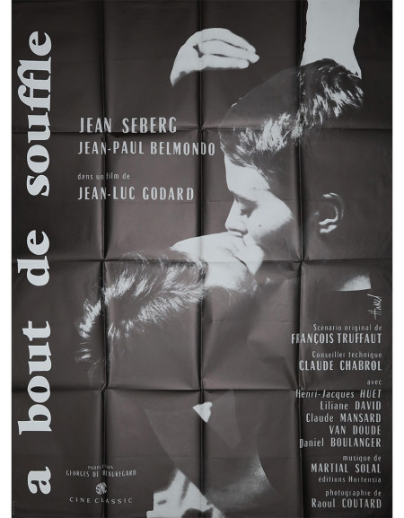 A bout de souffle — affiche originale française 120x160...