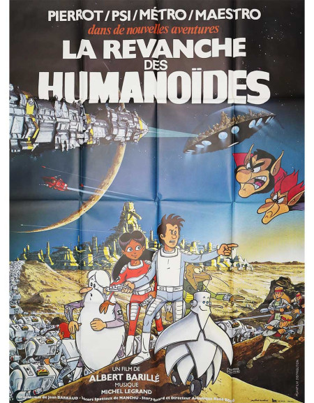 La revanche des humanoïdes - 120x160 cm - pliée