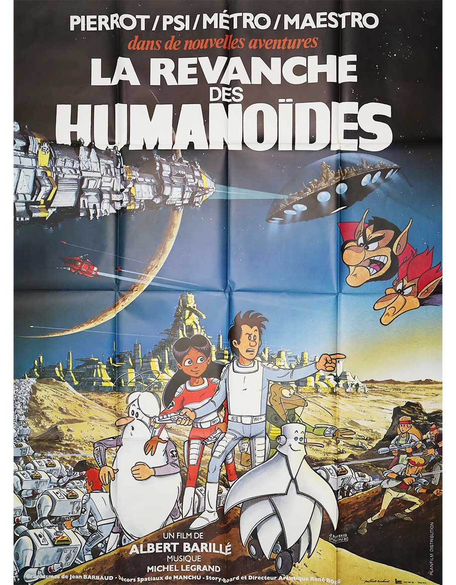 La revanche des humanoïdes - 120x160 cm - pliée