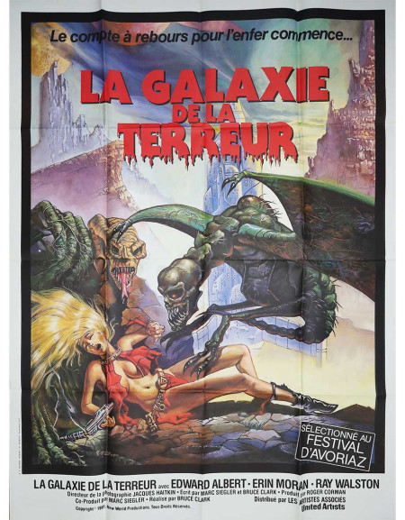 La galaxie de la terreur - 120x160 cm - pliée