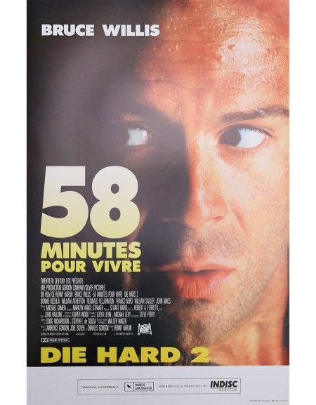 58 minutes pour vivre - 35x55 cm - roulée