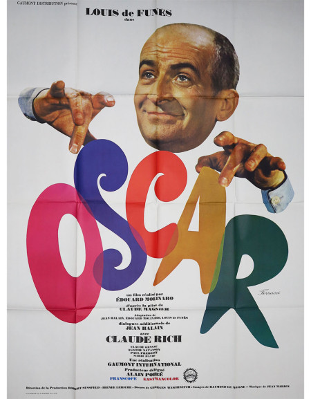 Oscar — affiche originale française 120x160 cm (1967) |...