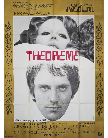 Théorème — affiche originale française 120×160 cm pliée...