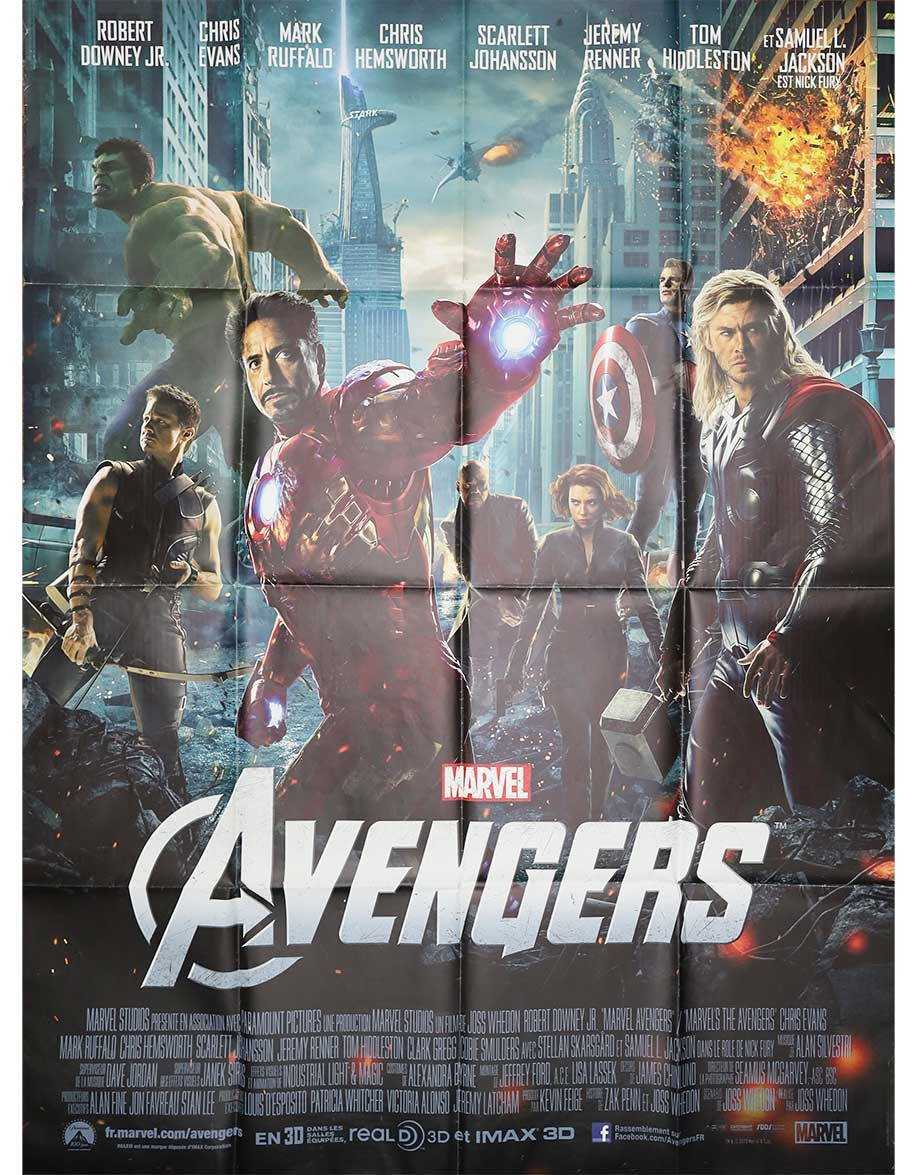 Avengers - 120x160 cm - pliée