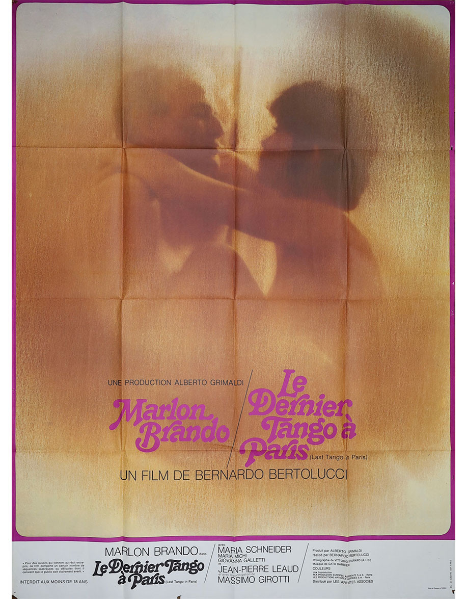 Le Dernier Tango à Paris - 120x160 cm - pliée