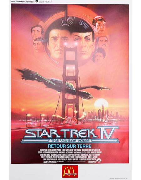 Star Trek 4 : Retour sur Terre - 35x55 cm - roulée