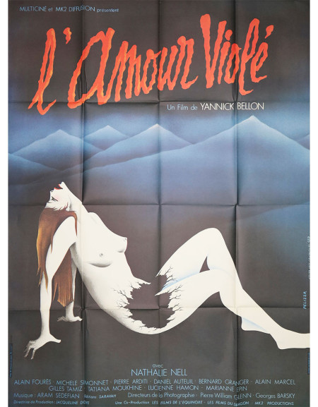 L'amour violé - 120x160 cm - pliée