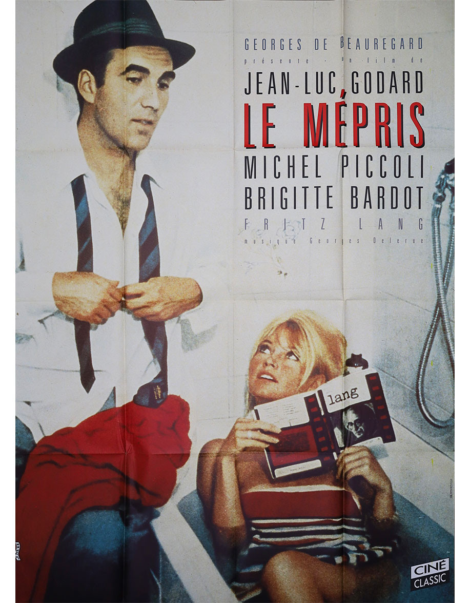 Le Mépris — affiche originale française 120×160...