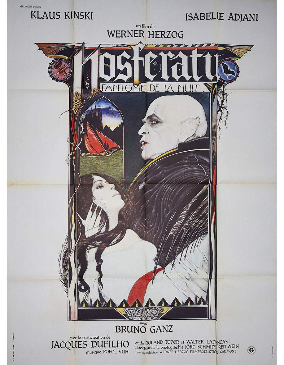 Nosferatu, fantôme de la nuit - 120x160 cm - pliée