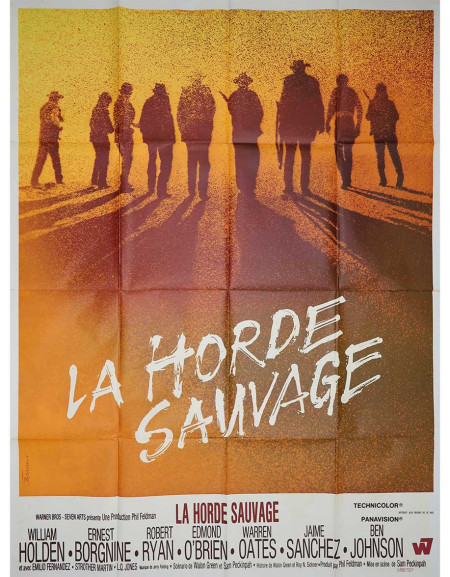 La Horde Sauvage — affiche originale française 120×160 cm...