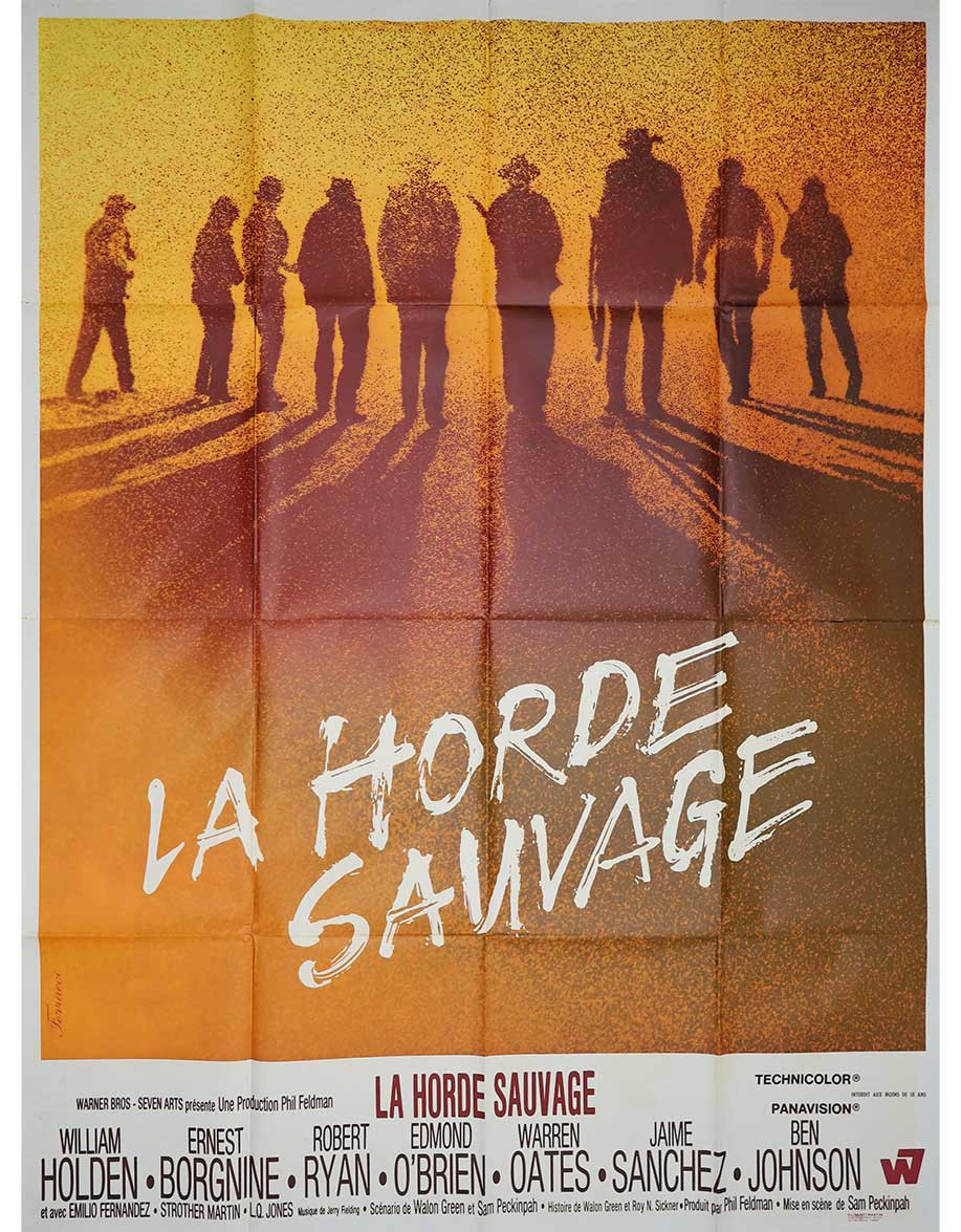 La horde sauvage - 120x160 cm - pliée