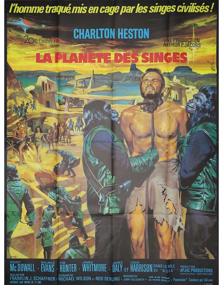 La Planète des singes — affiche originale...