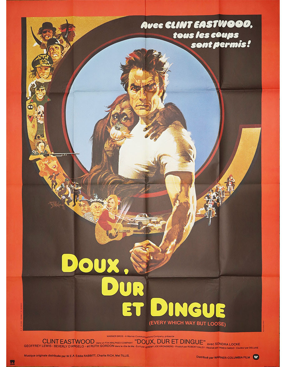 Doux, dur et dingue — affiche originale...
