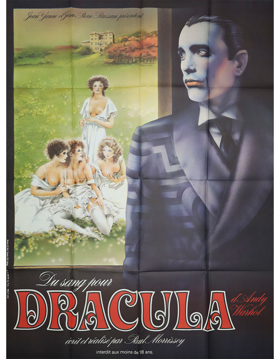 Du sang pour Dracula - 120x160 cm - pliée