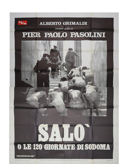 Salò ou les 120 Journées de Sodome - 140x200 cm - pliée