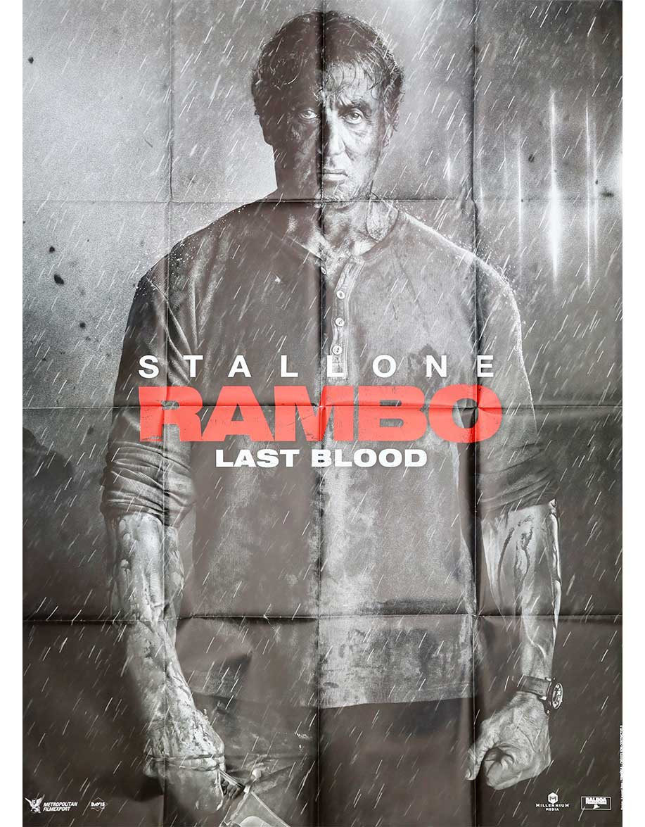 Rambo : last blood - 120x160 cm - pliée