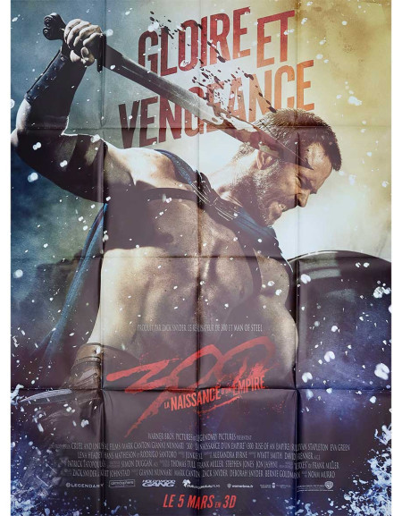 300, la naissance d'un empire - 120x160 cm - pliée