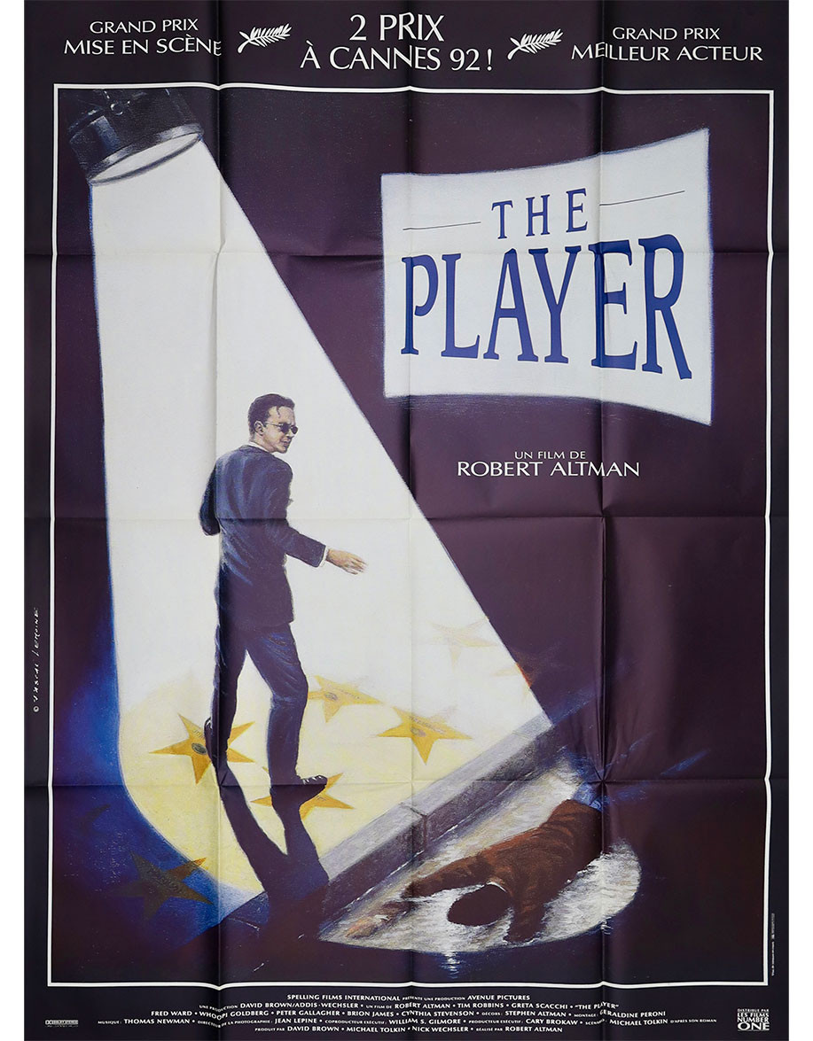 The Player — affiche originale française...
