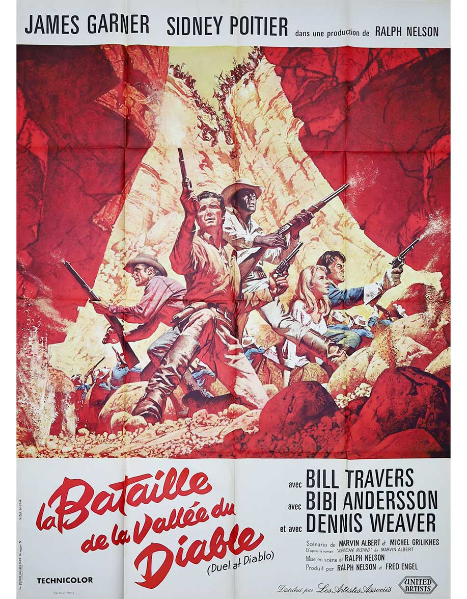 La bataille de la vallée du diable - 120x160 cm...