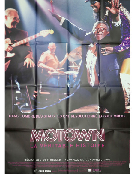 Motown, la veritable histoire - 120x160 cm - pliée