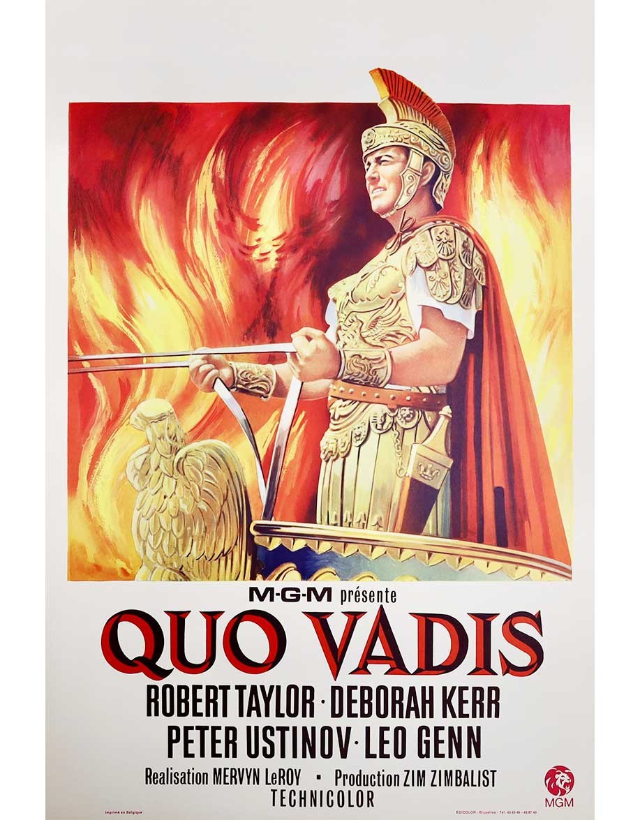 Quo Vadis — affiche originale belge 35x55 cm...