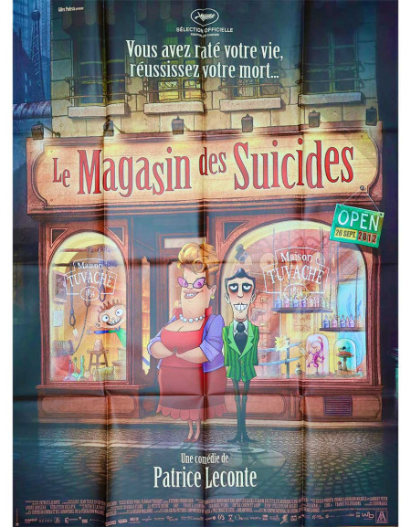 Le magasin des suicides - 120x160 cm - pliée