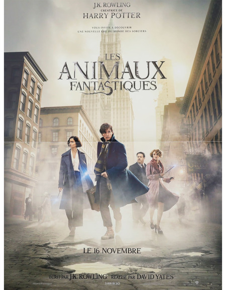 Les animaux fantastiques - 40x53 cm - pliée