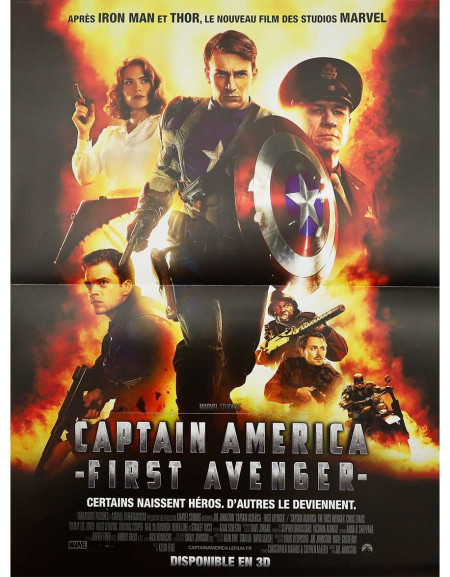 Captain America : first Avenger - 40x53 cm - pliée