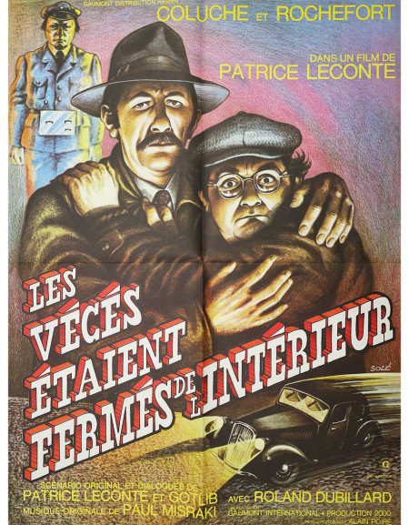 Les vécés étaient fermés de l'intérieur - 60x80 cm - pliée