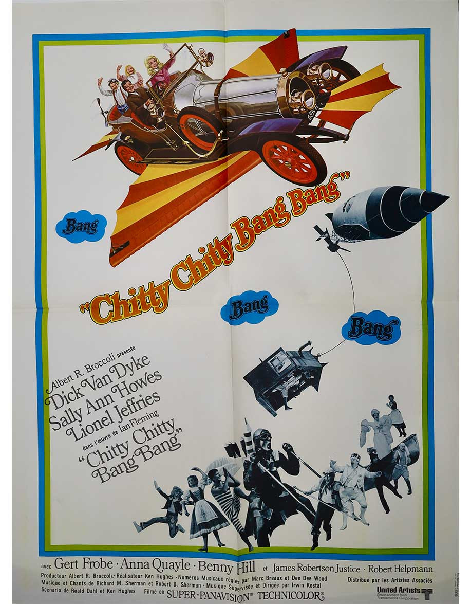 Chitty Chitty Bang Bang - 60x80 - pliée