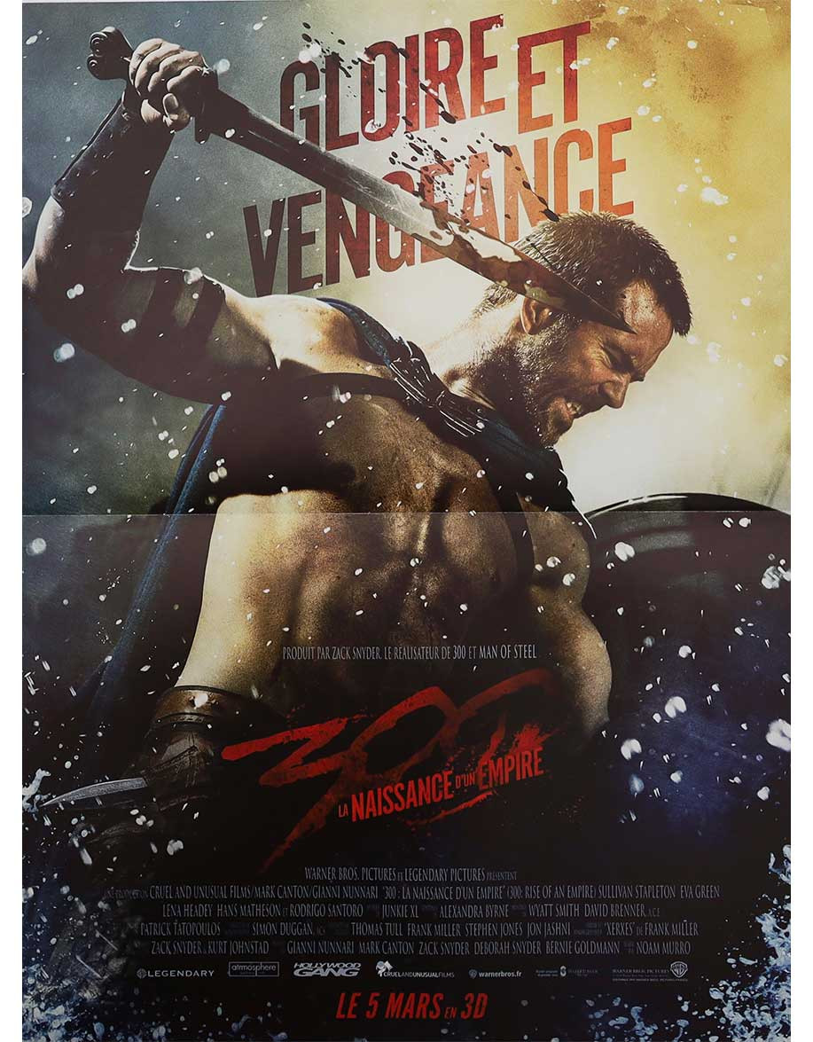 300, la naissance d'un empire - 40x53 cm - pliée