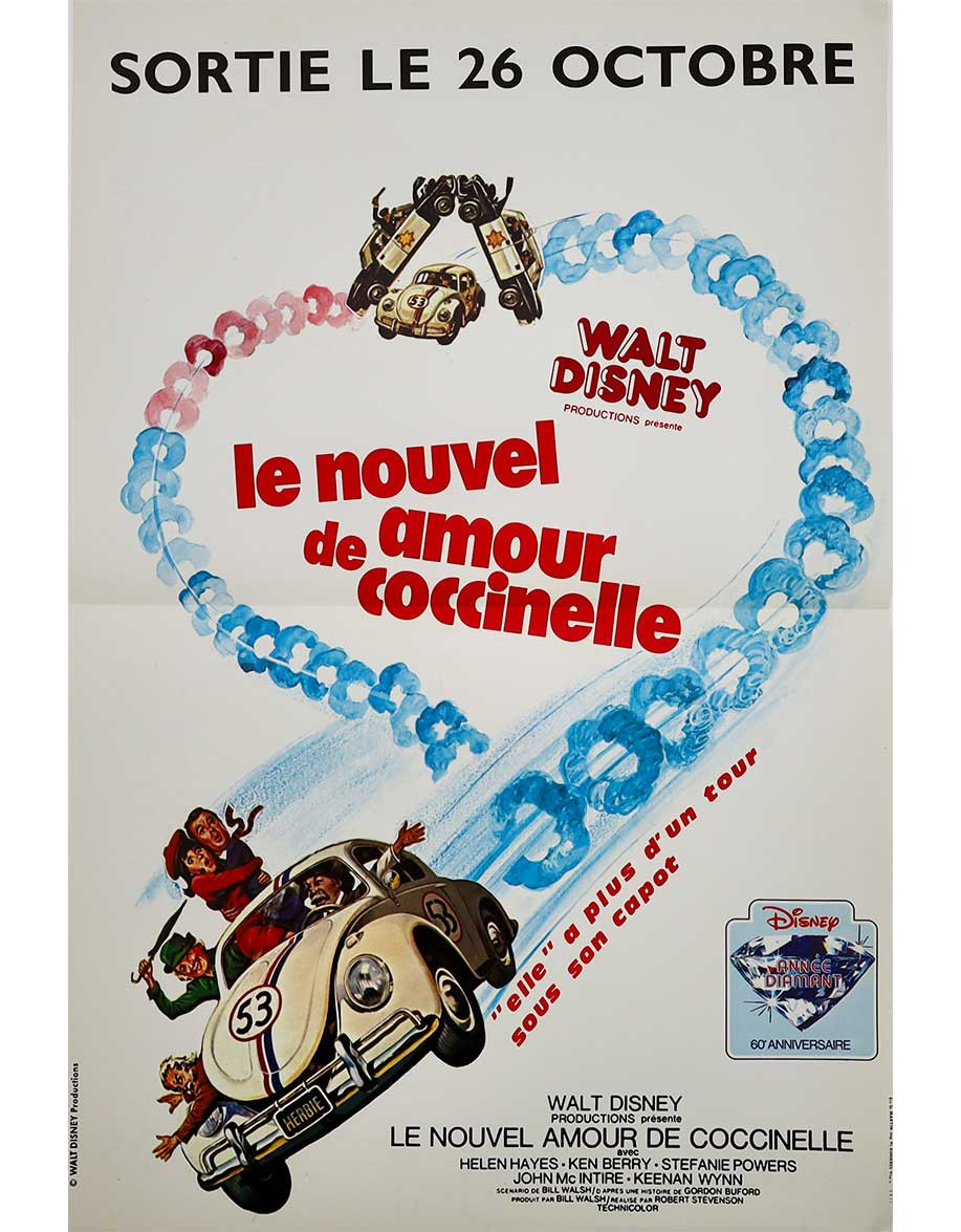 Le nouvel amour de coccinelle - 40x60 cm - pliée