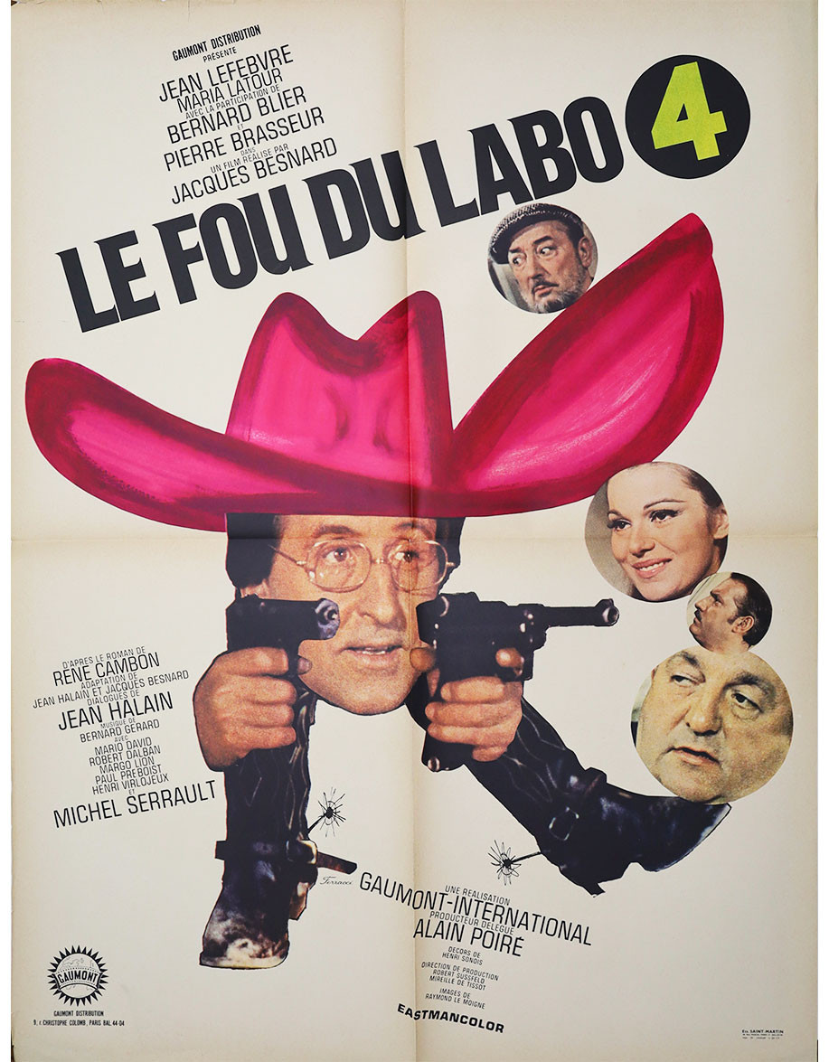 Le Fou du labo 4 — affiche originale française...