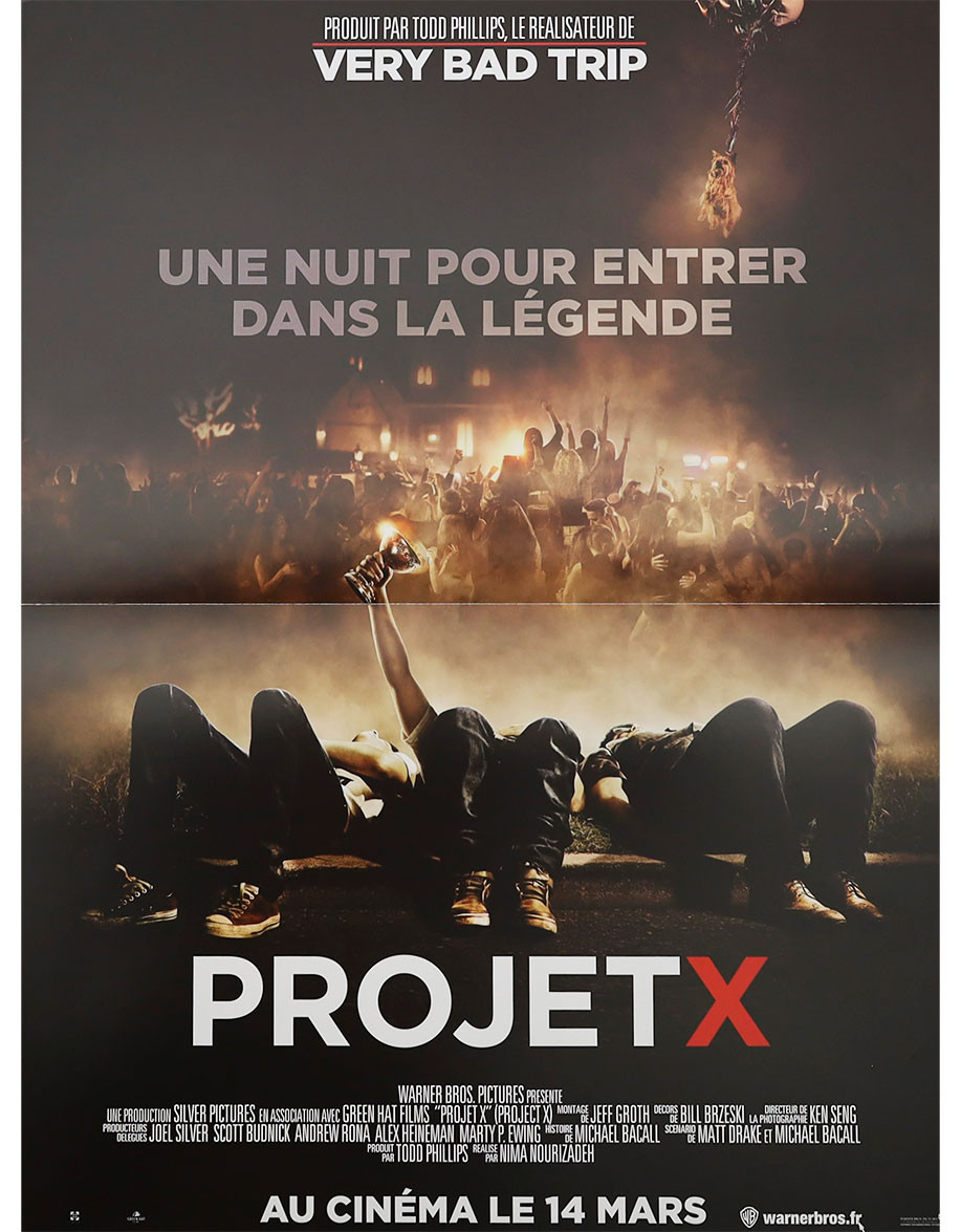 Projet X - 40x53 cm - pliée