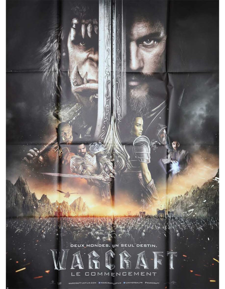 Warcraft, le commencement - 120x160 cm - pliée