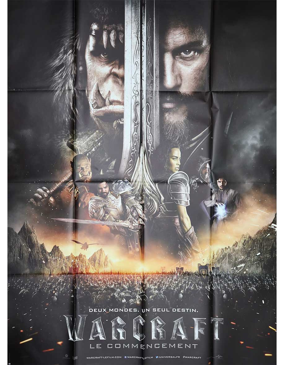 Warcraft, le commencement - 120x160 cm - pliée