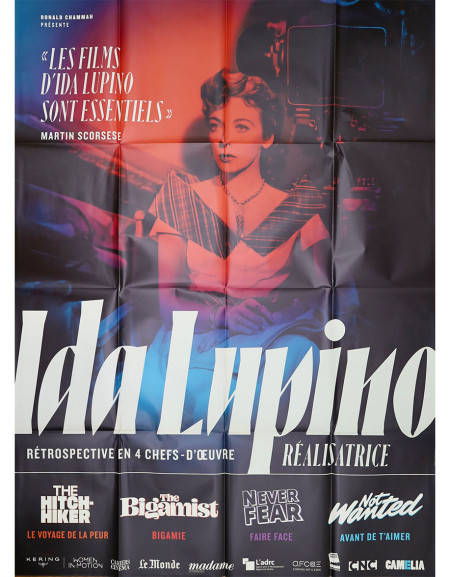Retrospective Ida Lupino - 120x160 cm - pliée