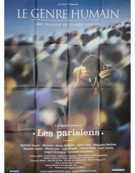 Le genre humain -1ère partie : Les Parisiens - 120x160 cm...