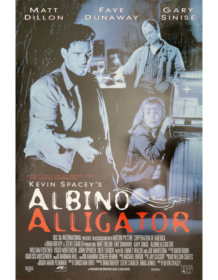 Albino Alligator - 69x104 cm - roulée