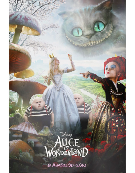 Alice au pays des merveilles - 69x104 cm - roulée