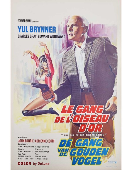 Le gang de l'oiseau d'or - 35x55 cm - roulée