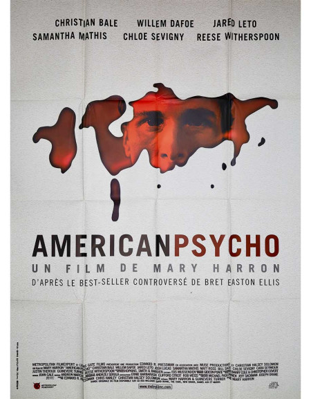 American psycho - 120x160 cm - pliée