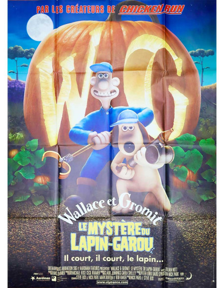 Wallace et Gromit, le mystère du lapin garou - 120x160 cm...